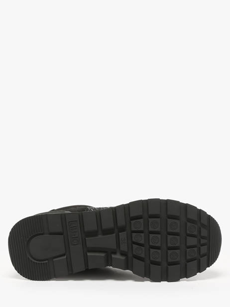 Sneakers Amazing 20 Uit Leder Liu jo Zwart women BA5043PX ander zicht 5