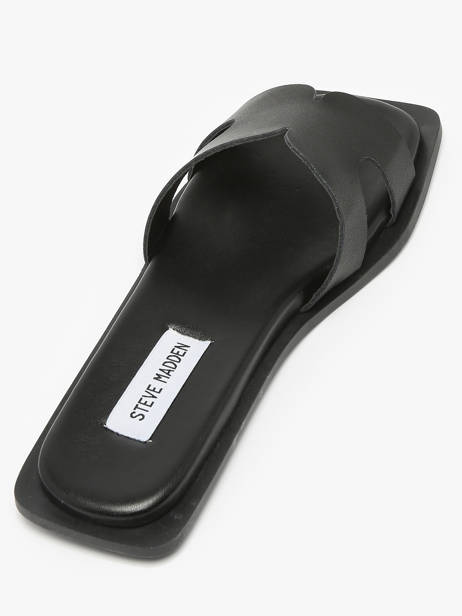 Slippers Sofia Uit Leder Steve madden Zwart women 11003523 ander zicht 2