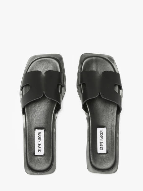 Slippers Sofia Uit Leder Steve madden Zwart women 11003523 ander zicht 3