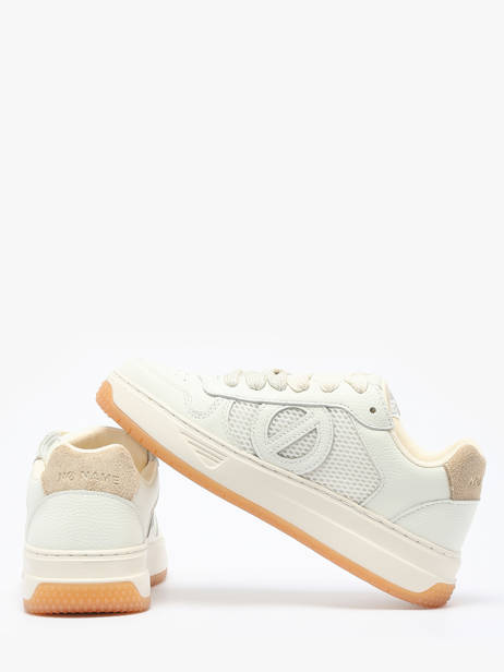 Sneakers Alison Uit Leder No name Beige women ASGMESVE ander zicht 3