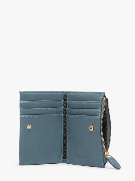 Portefeuille Lulu castagnette Blauw zip CAPOR106 ander zicht 1