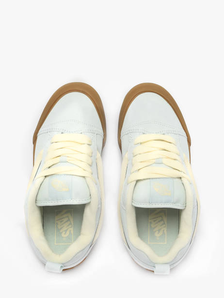 Sneakers Knu Skool Uit Leder Vans Blauw women D6Z887 ander zicht 4