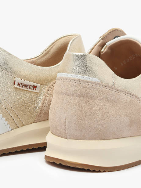 Sneakers Witney Uit Leder Mephisto Veelkleurig women P5147341 ander zicht 3