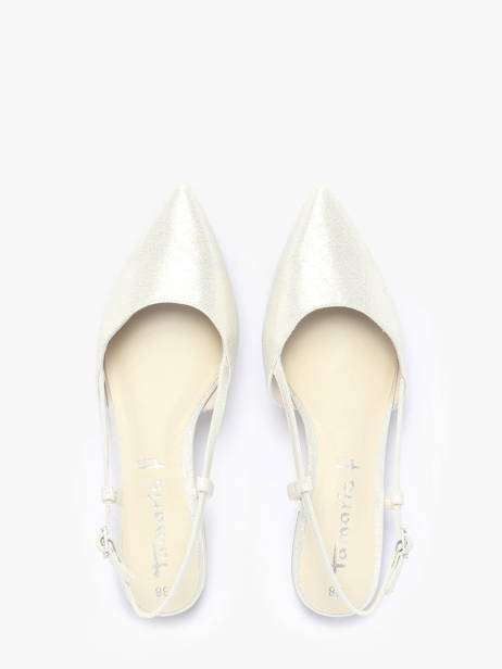Ballerinas Uit Leder Tamaris Wit women 44 ander zicht 3
