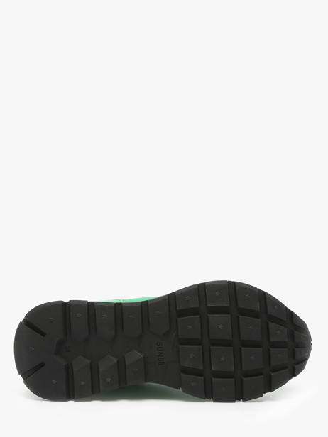 Sneakers Ally Solid Nylon Sun68 Groen women Z35201 ander zicht 5