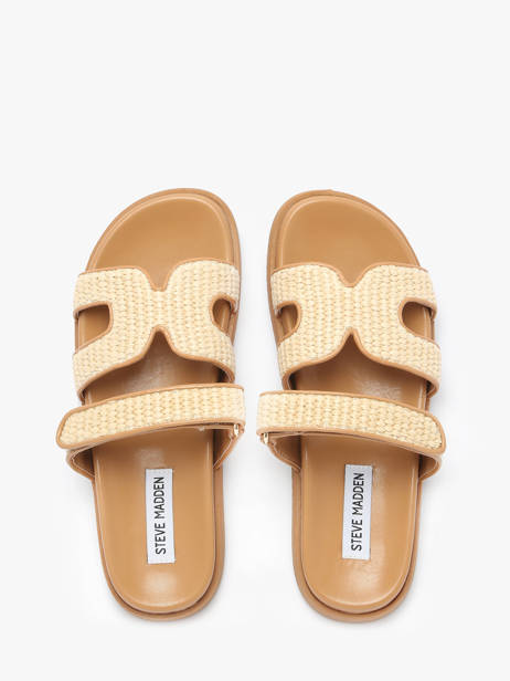 Slippers Missile Uit Leder Steve madden Beige women 11003028 ander zicht 3