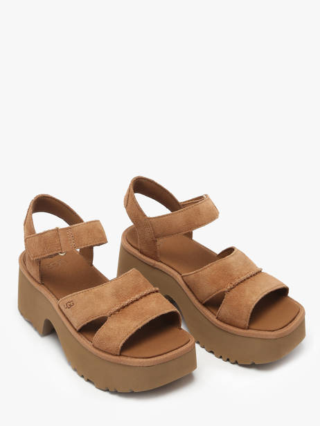 Sandalen New Heights Uit Leder Ugg Bruin women 1167475 ander zicht 1