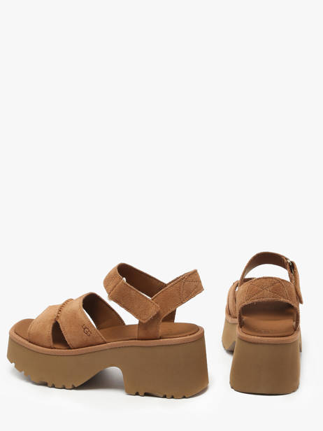 Sandalen New Heights Uit Leder Ugg Bruin women 1167475 ander zicht 2