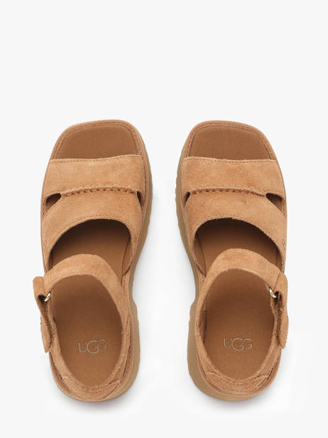 Sandalen New Heights Uit Leder Ugg Bruin women 1167475 ander zicht 3