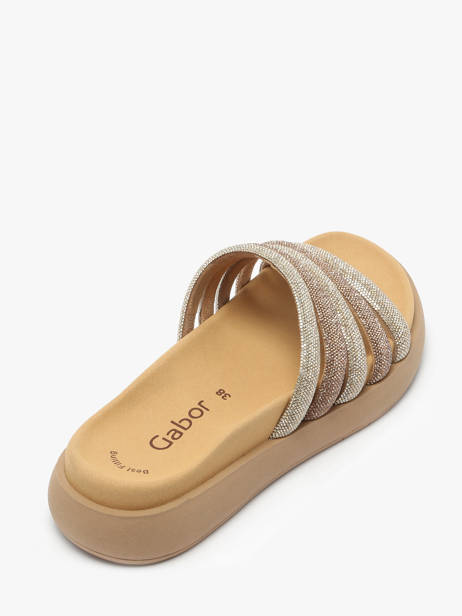 Slippers Gabor Zilver women 82 ander zicht 3