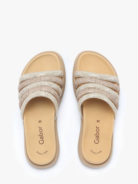 Slippers Gabor Zilver women 82 ander zicht 4