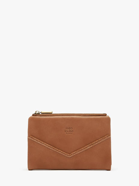 Portefeuille Leder Mila louise Bruin vintage 3760CX