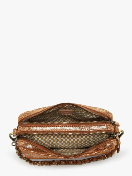 Cross Body Tas Vintage Leder Mila louise Bruin vintage 2367XSRX ander zicht 3