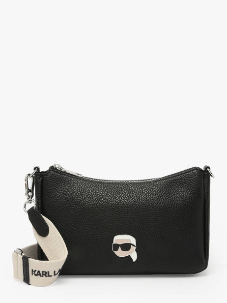Schoudertas K Ikon Polyurethaan Karl lagerfeld Zwart k ikon A2W30106