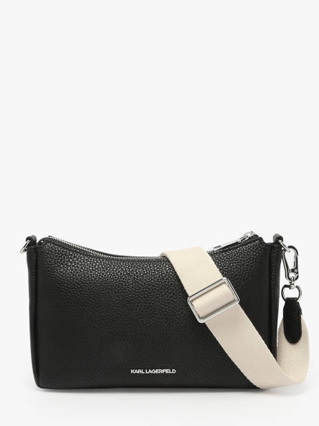 Schoudertas K Ikon Polyurethaan Karl lagerfeld Zwart k ikon A2W30106 ander zicht 4