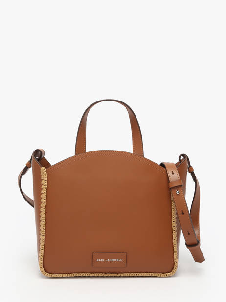 Handtas K Circle Raphia Karl lagerfeld Beige k circle A2W30014 ander zicht 4