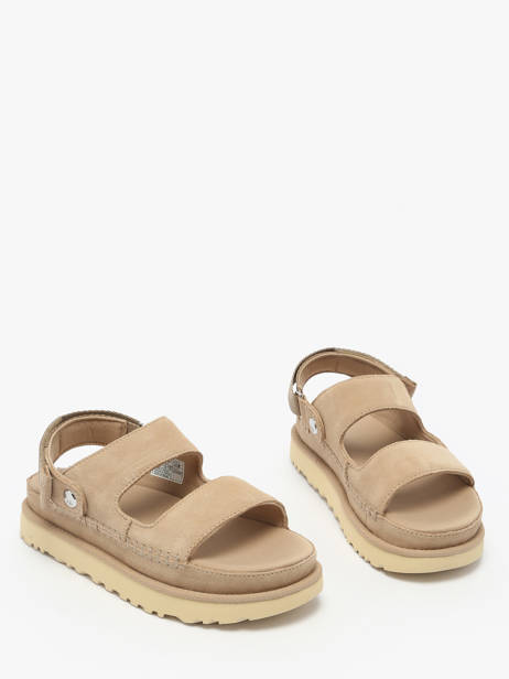 Sandalen Goldenstar Glide Uit Leder Ugg Beige women 1167399 ander zicht 1