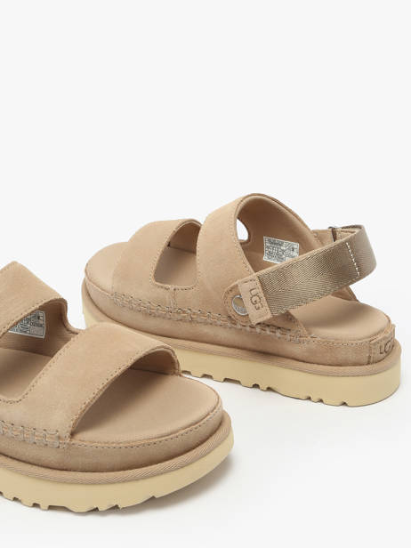 Sandalen Goldenstar Glide Uit Leder Ugg Beige women 1167399 ander zicht 2