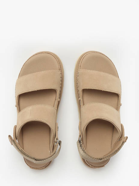 Sandalen Goldenstar Glide Uit Leder Ugg Beige women 1167399 ander zicht 3
