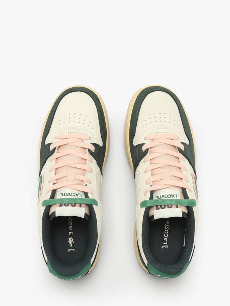 Sneakers L001 Set Uit Leder Lacoste Wit women 9SFA0088 ander zicht 4