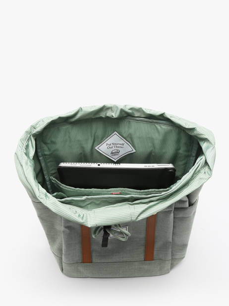 Rugzak 1 Compartiment Herschel Groen classics 11400 ander zicht 2