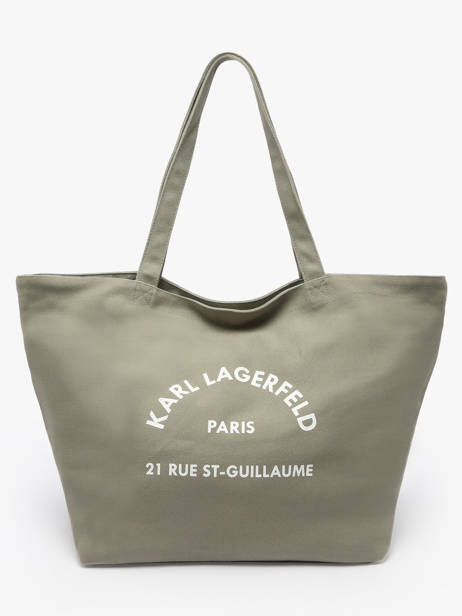 Schoudertas Rsg Katoen Karl lagerfeld Groen rsg A1W50006