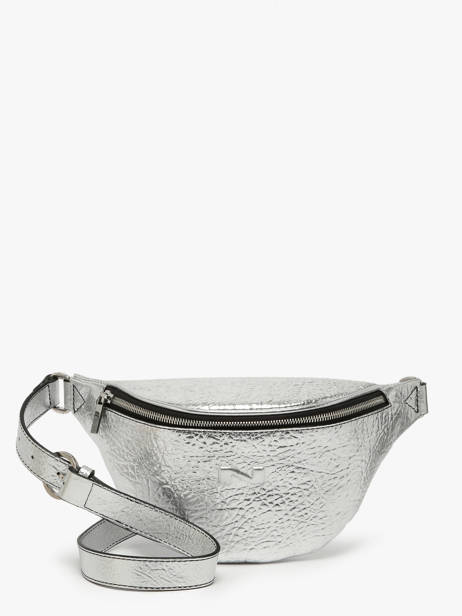Heuptasje Small Derby Rock Leder Nathan baume Zilver n city 25R