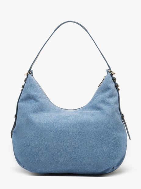 Schoudertas Denim Leder Nathan baume Blauw denim 1D ander zicht 4