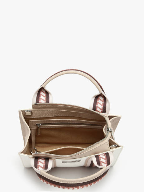 Cross Body Tas Luna Canvas En Leder Nathan baume Wit solar LUNA ander zicht 3