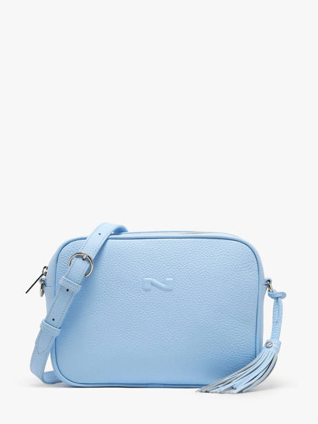 Cross Body Tas Camera Bag Leder Nathan baume Blauw nathan 2