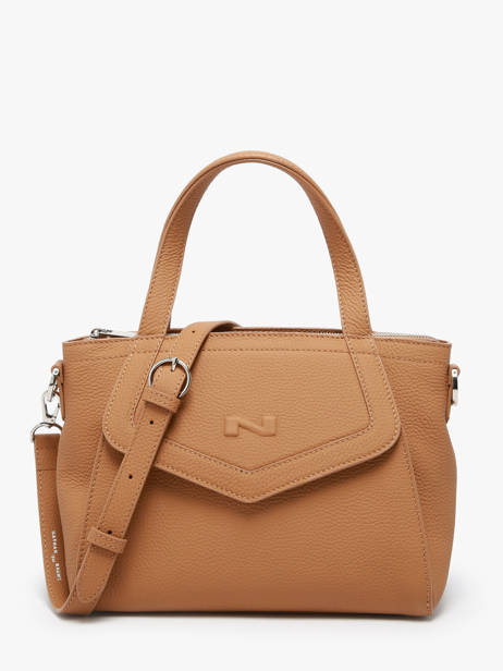 Handtas Cacao Leder Nathan baume Bruin candy 6