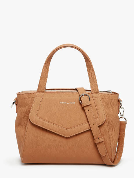 Handtas Cacao Leder Nathan baume Bruin candy 6 ander zicht 4