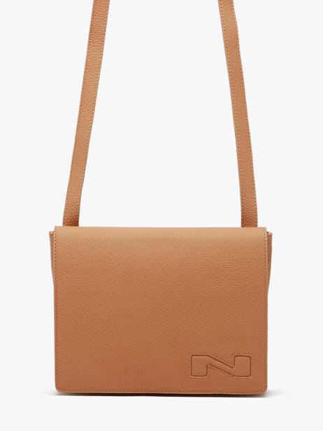 Cross Body Tas Brugge Leder Nathan baume Bruin n city 2 ander zicht 2