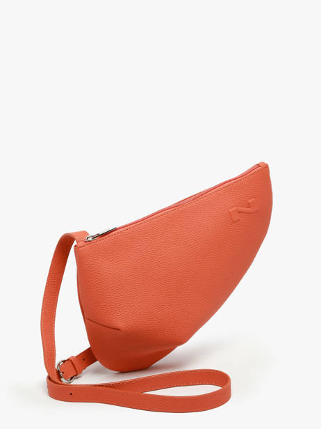Cross Body Tas Large City Perle Leder Nathan baume Oranje n city 1 ander zicht 2