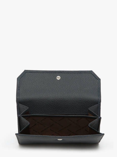 Portefeuille Nathan baume Blauw grained 410N ander zicht 3