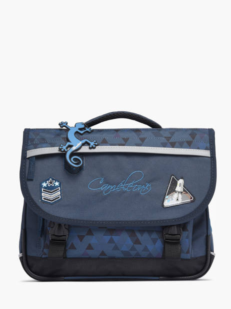 Boekentas 2 Compartimenten Cameleon Blauw actual PBBACA35