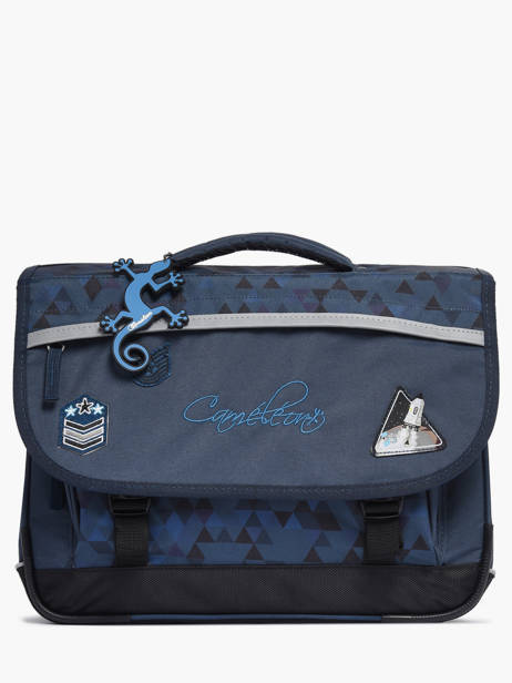 Boekentas 2 Compartimenten Cameleon Blauw actual PBBACA38