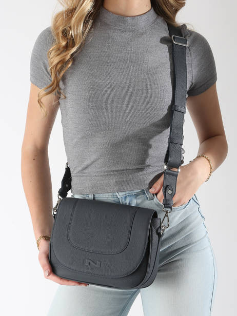 Cross Body Tas Ponant Leder Nathan baume Blauw regate 10 ander zicht 1