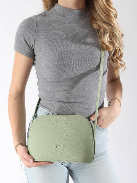 Cross Body Tas Lilou Leder Nathan baume Groen egee 2 ander zicht 1