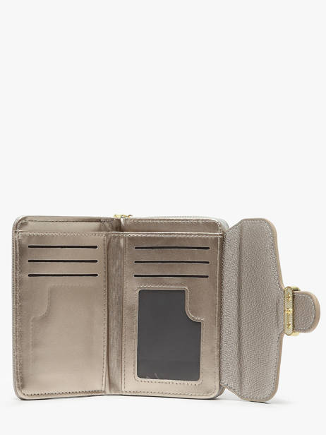 Portemonnee Met Kaarthouder Miniprix Zilver safiano 78SM2650 ander zicht 1