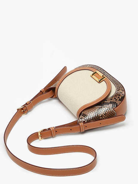 Cross Body Tas Paulette Lancel Bruin paulette A13374 ander zicht 2