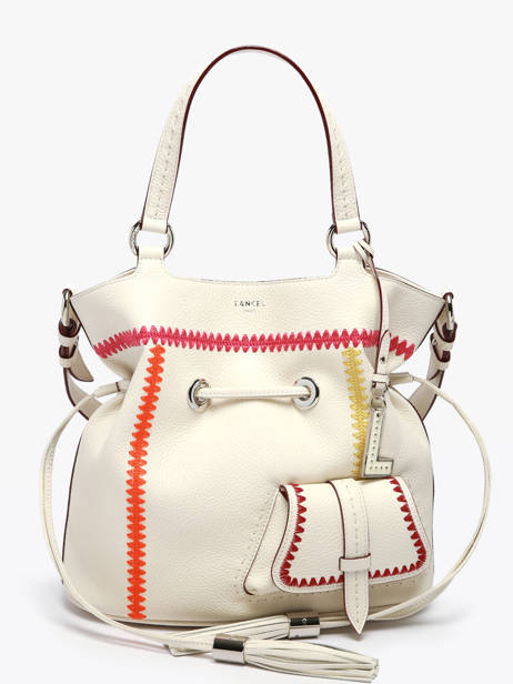 Bucket Bag Premier Flirt Leder Lancel Wit premier flirt A13387 ander zicht 2