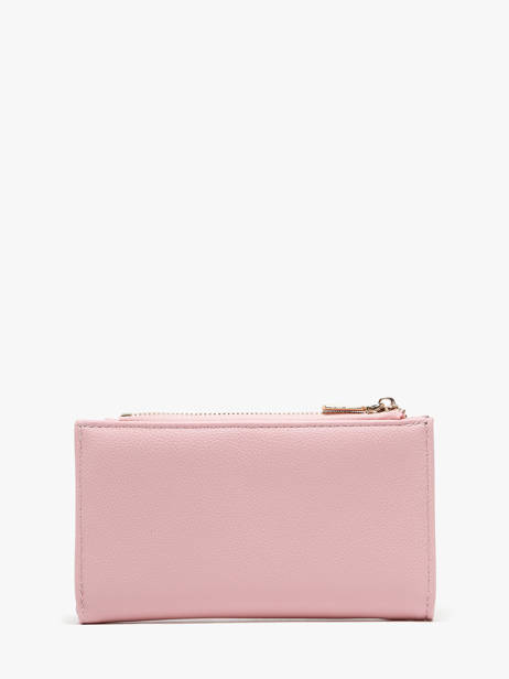 Portemonnee Met Kaarthouder Miniprix Roze button 78SM2672 ander zicht 2