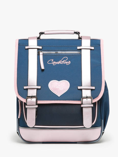 Rugzak 3 Compartimenten Cameleon Blauw vintage fantasy PBVGSD39