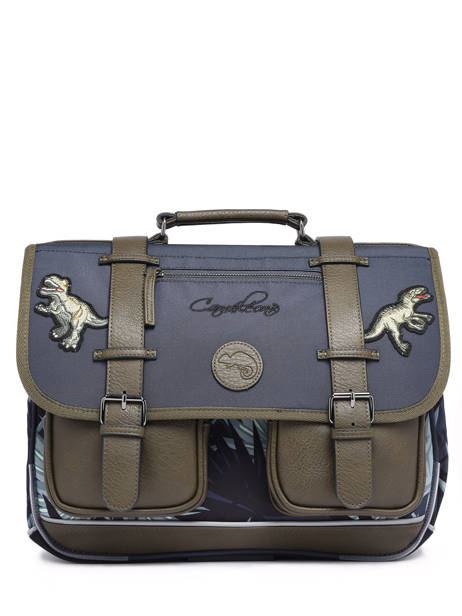 Boekentas 2 Compartimenten Cameleon Grijs vintage urban PBVBCA38