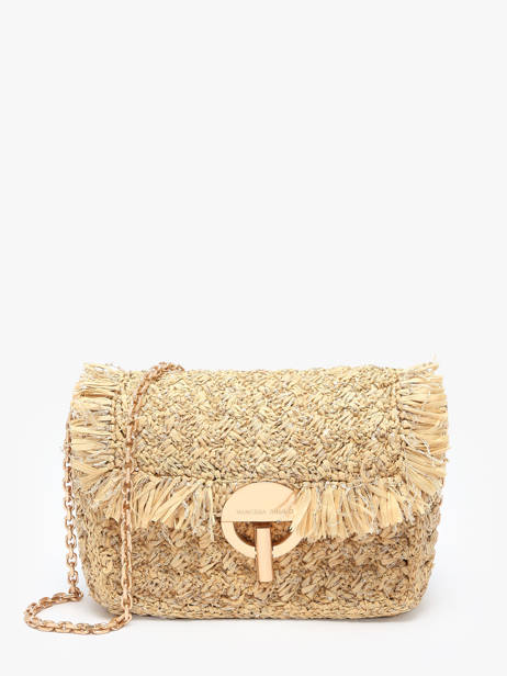 Cross Body Tas Moon Raphia Raphia Vanessa bruno Beige moon raphia 29V40533
