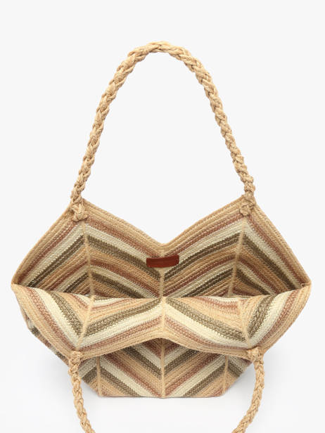 Schoudertas Cabas Jute Vanessa bruno Veelkleurig cabas 37V40767 ander zicht 3