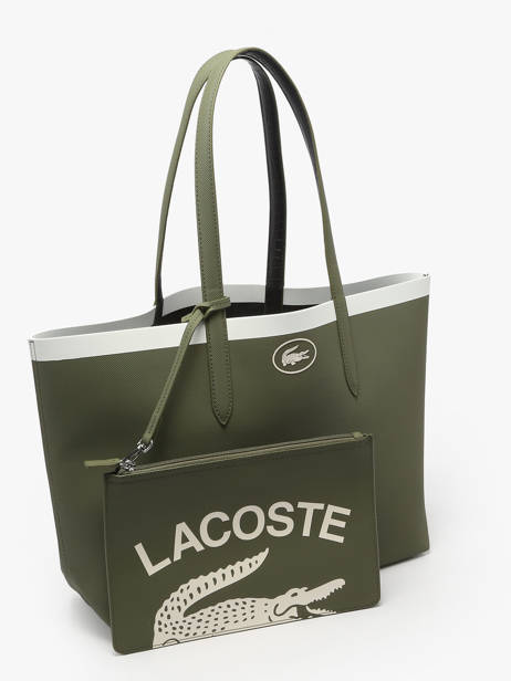 Handtas Anna Season Lacoste Groen anna season NF4934AS ander zicht 2