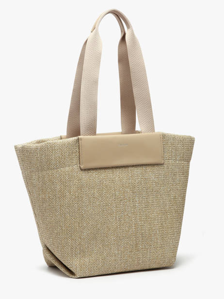 Schoudertas Ck Raffia Raphia Calvin klein jeans Beige ck raffia K613174 ander zicht 2