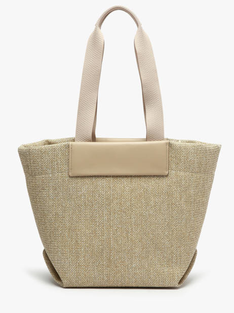 Schoudertas Ck Raffia Raphia Calvin klein jeans Beige ck raffia K613174 ander zicht 4